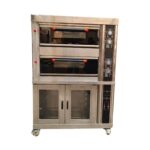 2 Deck 4 Tray Gas Oven With 10 Tray Proofer