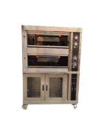 2 Deck 4 Tray Gas Oven With 10 Tray Proofer